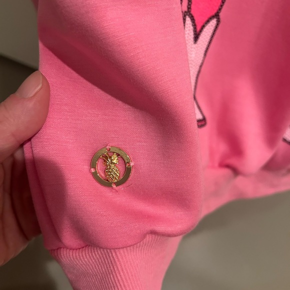 Simply Southern Vibrant Pink Christmas Sweatshirt. Never worn. - Picture 2 of 9